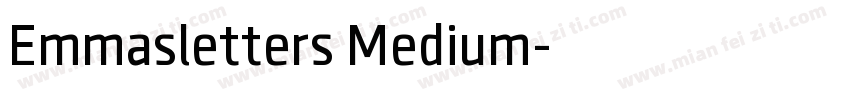 Emmasletters Medium字体转换